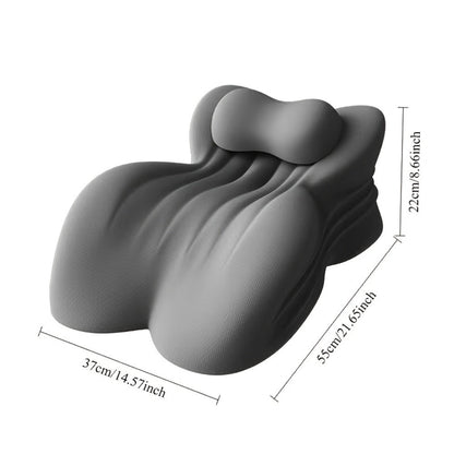 Wedge Pillow Memory Foam – Ergonomic Cervical & Lumbar Support for Stomach, Side & Back Sleepers | Breathable Removable Washable Cover, Multi-Use for Sleep, Office & Reading, Great Gift for Couples