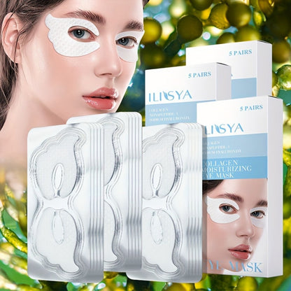 Marine Collagen & Niacinamide Eye Mask 15 Pairs 3 Boxes – Butterfly Design Moisturizing Under Eye Patches for Dark Circles Puffiness & Brightening, Hydrating Eye Skin Care Gift Set for Women