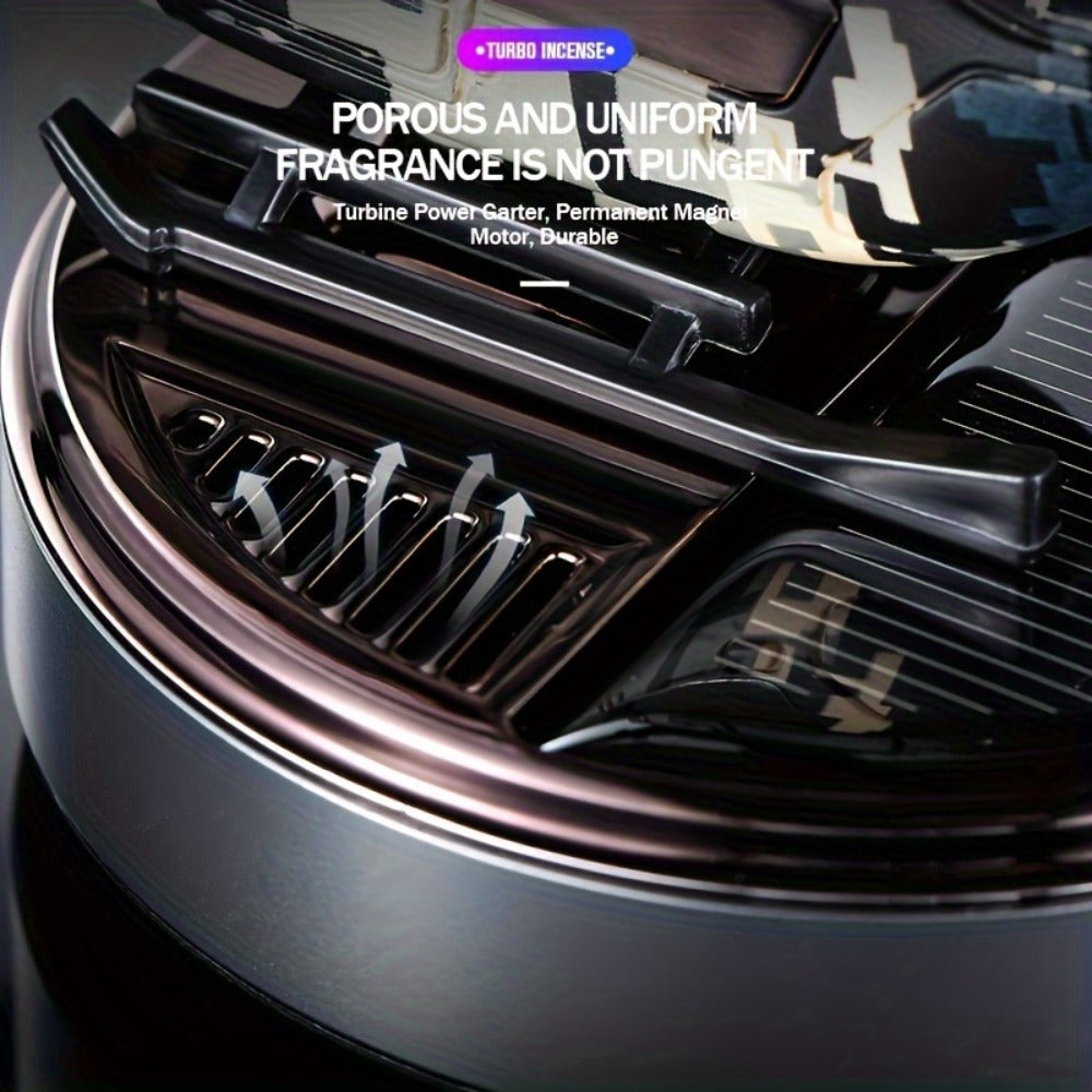 Car Air Freshener Solar Aromatherapy Diffuser Dashboard Helicopter Decoration Perfume Deodorant Auto Interior Accessories Gift for Men Women Alcohol-Free Essential Oil Scent