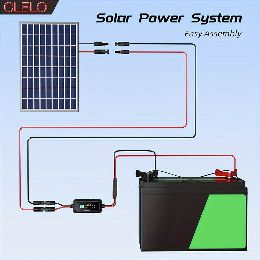 CLELO Solar Panel Extension Cable 14AWG 30ft/ 40ft