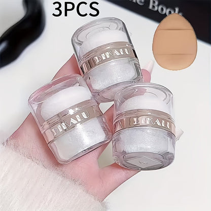 Glitter Highlighter Powder Set 3pcs Shimmer for Face & Body - Radiant Sparkle Fairy Glow Buildable Medium Coverage, Bridal Wedding Festival Party Makeup Gift for Women
