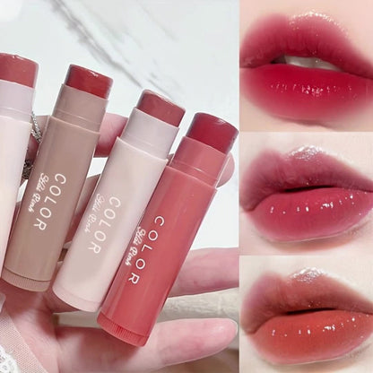 Glossy Hydrating Lipstick Set 3 Pack for Women – Long-Lasting Moisturizing Nourishing Formula, Brightening Lip Liner Effect, Buildable Color All Skin Tones, Beauty Gift for Girls