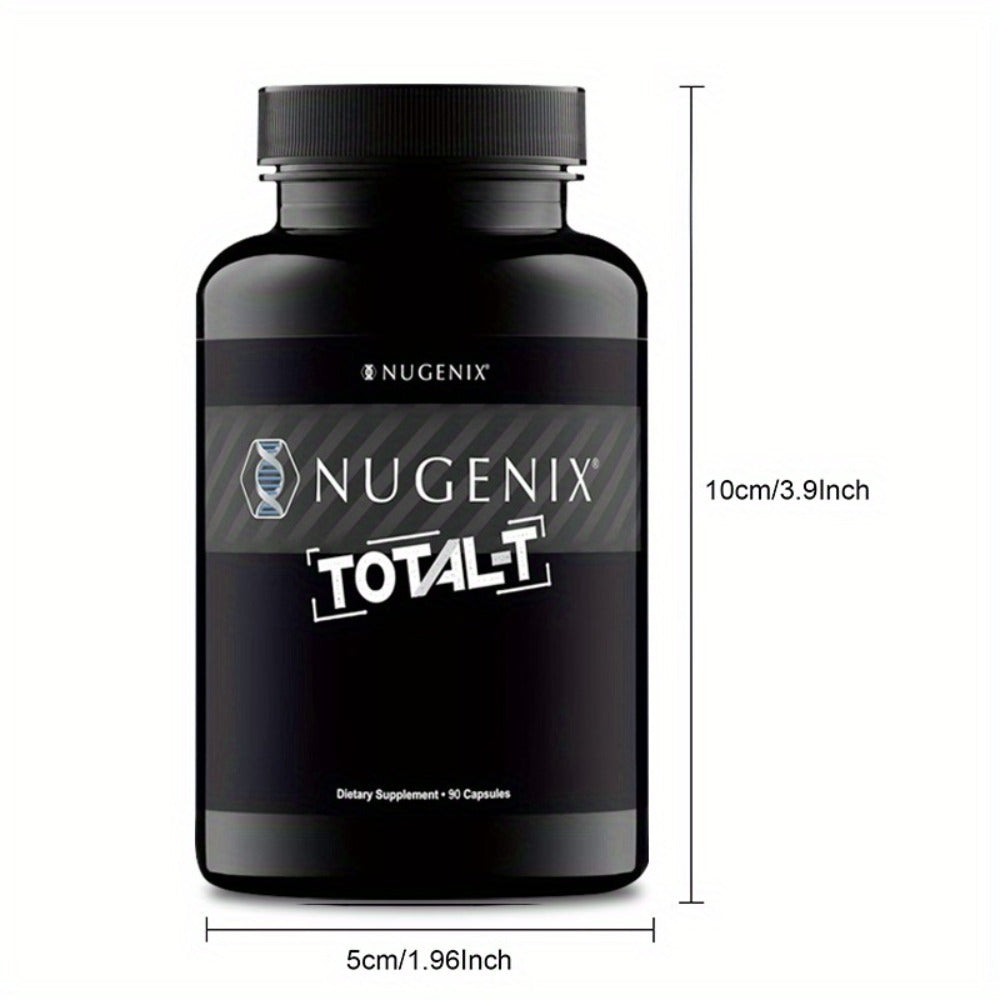 Total-T Men's Testosterone Support Supplement 5-Bottle Bundle | L-Citrulline, Fenugreek, Zinc, Vitamin B6 & B12 | Daily Men's Health & Vitality Formula for Energy, Strength & Hormonal Balance