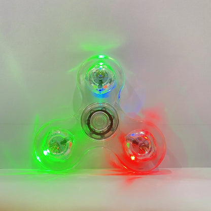 LED Spinning Top Fidget Toy 12 Pack Glow in the Dark Crystal Gyroscope with Vibrant Lights 4-Gear Colorful Spin Top for Kids Boys Girls Party Favors Birthday Christmas Gift