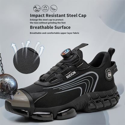Unisex Work & Safety Shoes - Steel Toe Protection & Puncture Resistant