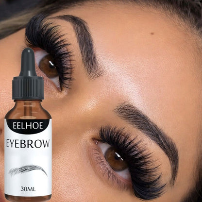 Lash & Brow Growth Serum 2-Pack – Thickening Lengthening Curling Eyelash Serum for Fuller Upper Lower Lashes | Eyebrow Serum for Sparse Brows & Hairline | Unscented All Skin Types 0.34oz Each