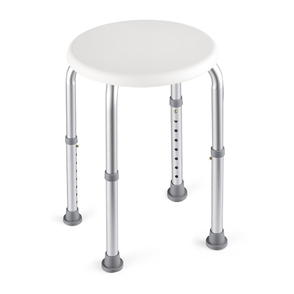 Shower Stool for Inside Shower – Adjustable Height Non-Slip Bath Seat, 300 LBS Capacity, Stable Bathroom Stool for Sitting, Fits Showers & Bathtubs, Lightweight & Easy Assembly