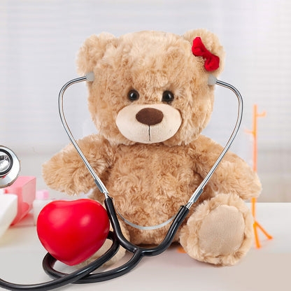 Shaggy Brown Teddy Bear Stuffed Animal 15 Inch — Premium Soft Plush Huggable Classic Bear Toy Safe for Baby Kids Girls Boys, Valentine Birthday Christmas Baby Shower Gift