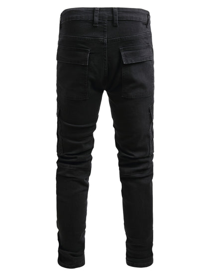 Men's Skinny Jeans - Classic Wash Distressed Weekend