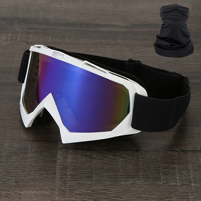 Ski Goggles with Headband – Mirror Coating Polycarbonate Lens, TPU Frame, Adjustable Thick Foam Pad, Anti-Fog Snow Goggles for Adults, 30+ Color Options for Skiing & Snowboarding