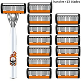 1 handle + 13 blades