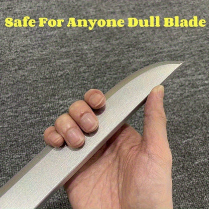 Mini Metal Katana Cosplay Prop Safe Unsharpened 5.5in – Japanese Samurai Sword Ninja Knife Anime Accessory, Real-Scale Miniature Sabre Gift for Collectors & Cosplayers, 3 Styles