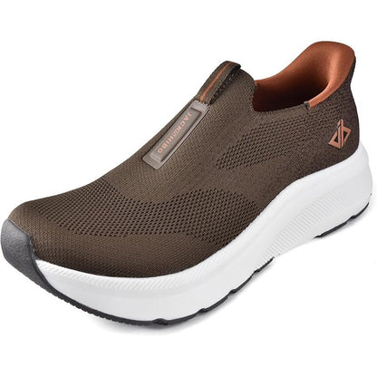 Men's Walking Shoes - Cushioned Support & Wide Toe Comfort