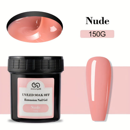Builder Gel for Nail Extensions 150g Apex Strengthening Kit 13 Shades Clear White Pink Nude Milky Jelly Salmon UV LED Cure Professional Salon Home DIY Manicure Nail Art Women