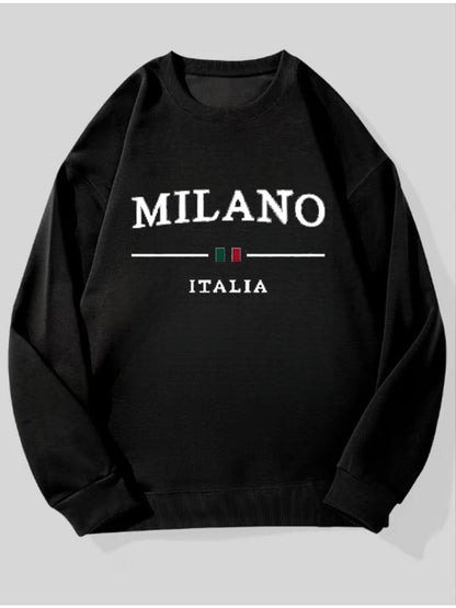 Men's Relaxed Pullover Sweatshirt