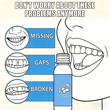 Temporary False Tooth Kit DIY Cosmetic Dental Repair Moldable Thermoplastic Realistic Fit for Missing Broken Chipped Teeth Secure for Eating Daily Wear Men Women Elderly 30g