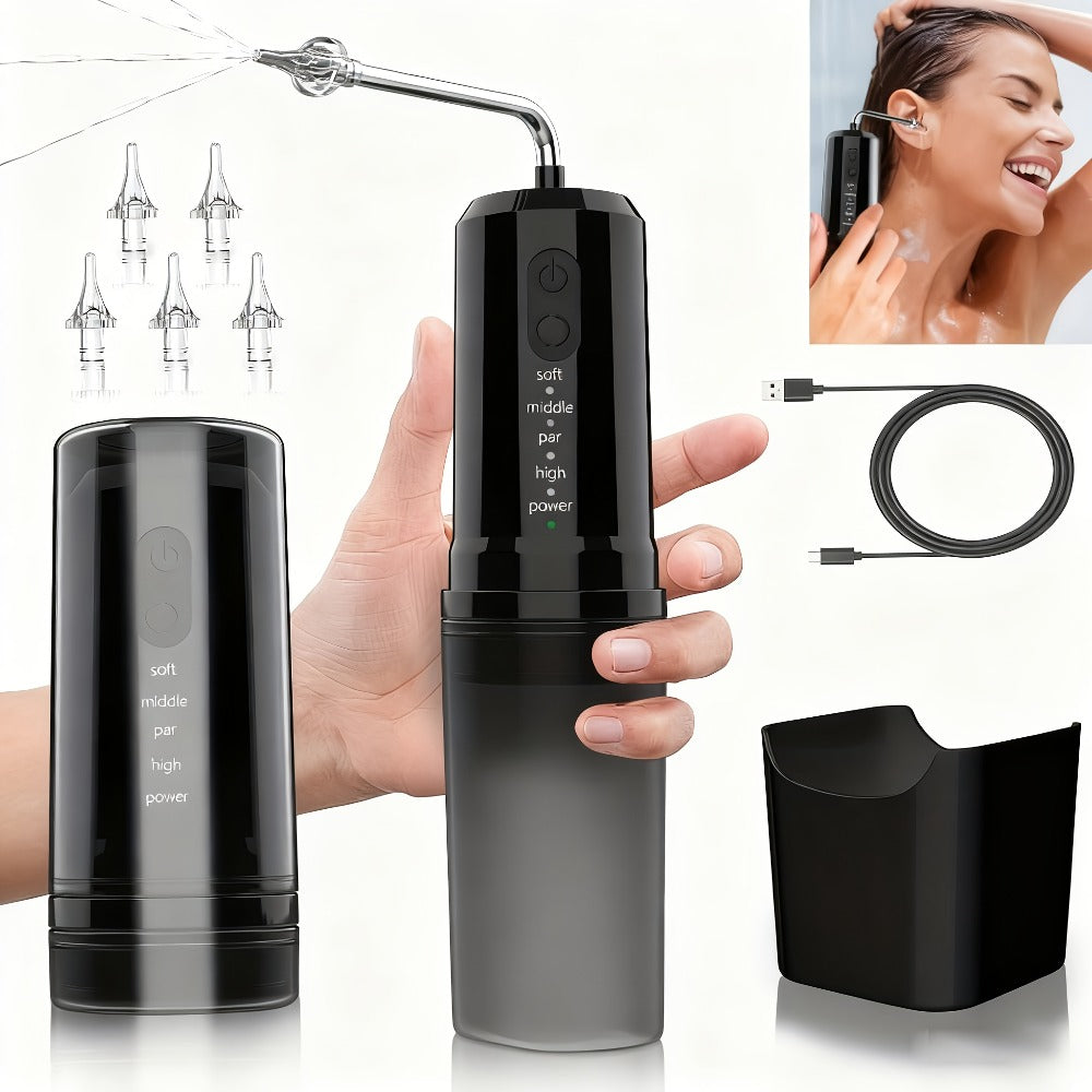 Wireless Ear Camera Ear Wax Removal Kit 1080P HD 6-LED – App-Controlled Visual Ear Cleaner for Adults and Pets, Compatible with All Smartphones, Multiple Cleaning Heads, Portable Ear Scoop Tool