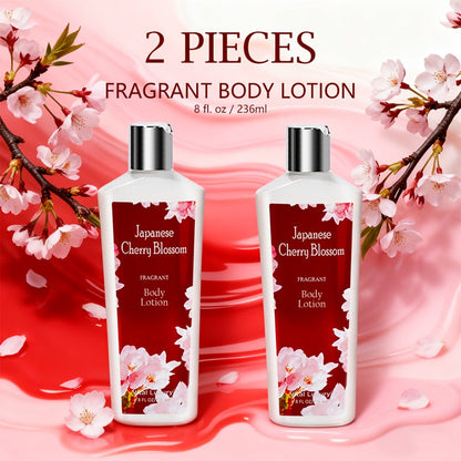 Moisturizing Body Lotion 2 Pack Floral Scents - Vitamin C Glycerin Hydrating Skin Lotion for Dry Sensitive Skin Lavender Sweet Bloom Coconut Lime Radiant Smooth Skin Women Daily Body Care