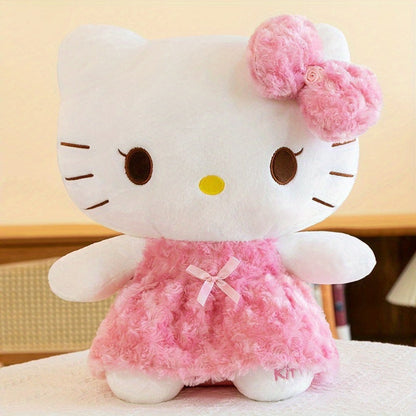 Hello Kitty My Melody Rose Plush Doll 14 Inch Kawaii Sanrio Stuffed Animal Large Soft Toy Birthday Christmas Gift for Girls Teens Collectors