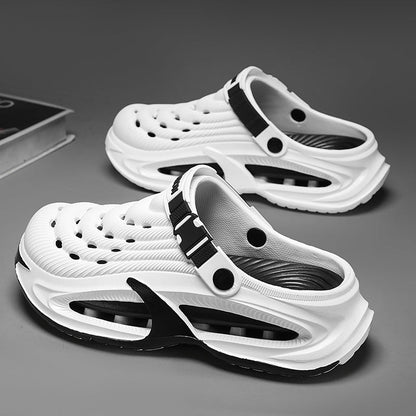 Men's Slippers - Non-Slip Sole Slip-On for Beach & Water