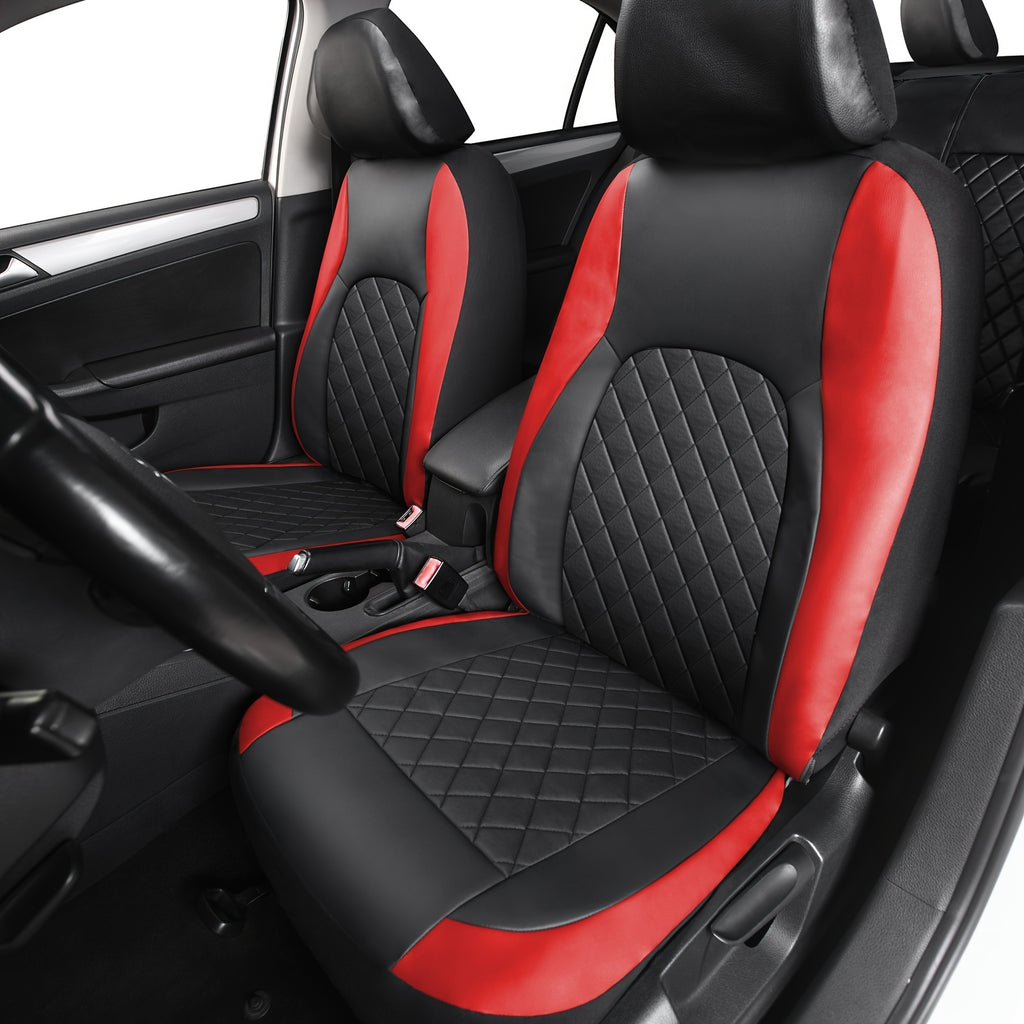 PU Leather Car Seat Covers Full Set Car Seat Covers Full Set Front Seats And Rear Bench,  Fit 5 Seat Covers Jeeps Car Accessories for Men for SUV, Automotive Truck, Scratch Proof