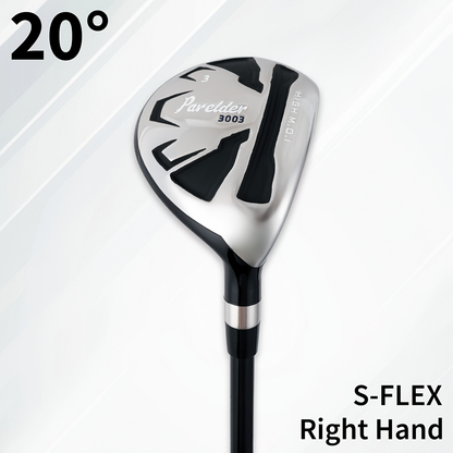 Golf Hybrid Club for Men | Right Hand, Carbon Fiber Shaft, 17°/20°/23°/26° Loft, S/R Flex – Max Distance & Forgiveness
