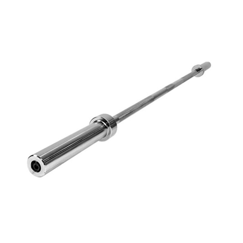 6FT Olympic Barbell Bar 2 Inch | 28mm Grip Shaft Cold Rolled Steel | 30lb Weightlifting Bar for Squat Deadlift Bench Press Powerlifting | Home Gym Strength Training Chrome Black