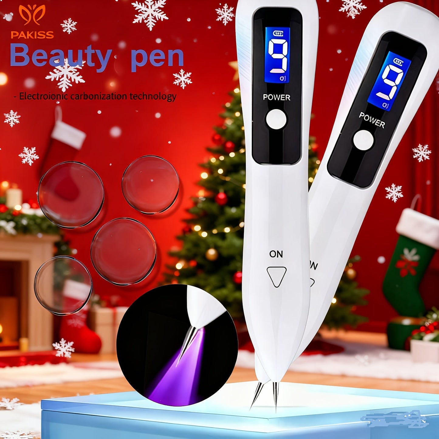 IPL Hair Removal Device 9-Level Adjustable with LCD Display - USB Rechargeable Painless Electric Epilator for Women & Men, Portable Full Body Hair Remover, Valentine's Day & Christmas Gift