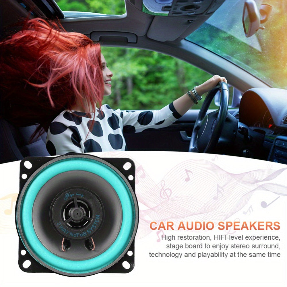 6.5 Inch Car Speakers 160W HiFi Coaxial Full Range – Universal Automotive Audio Stereo Speaker, Single or Pair, Drop-In Replacement for Cars, Trucks & SUVs