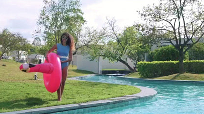Flamingo Unicorn Inflatable Pool Float 2 Pack 40 Inch - Fun Swim Ring Floatie for Adults & Kids, Pool Party Beach Lake Summer Raft Lounger Toy Birthday Gift Set