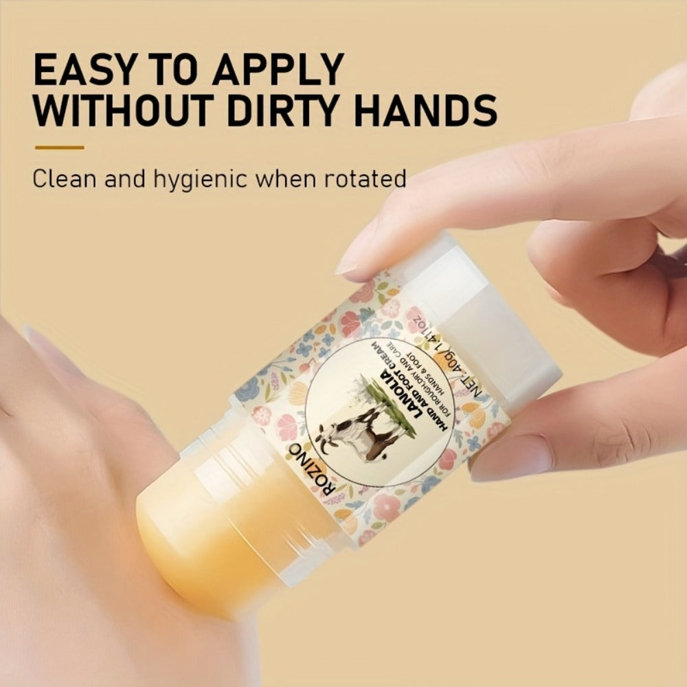 Cracked Heel Repair Cream Stick 3-Pack – Portable 40g Foot & Hand Moisturizer with Vitamin E & Aloe Vera, Long-Lasting Hydration for Heels, Elbows & Knees, All Skin Types