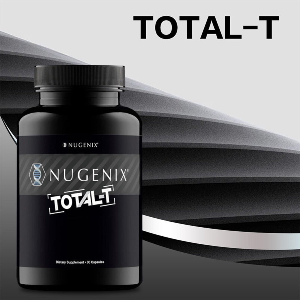 Men's Health & Muscle Support Supplement with L-Citrulline, Fenugreek & Vitamin B6 - Testosterone, Energy & Circulation Booster - Total-T Daily Male Wellness Formula