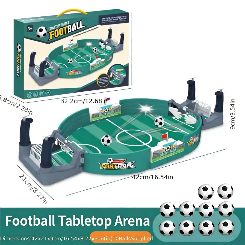 Tabletop Soccer Game for Kids – Portable 2 Player Football Board Game, Parent-Child Competitive Table Football Toy, Durable PP Material, Indoor Family Party Game, Birthday Christmas Thanksgiving Gift