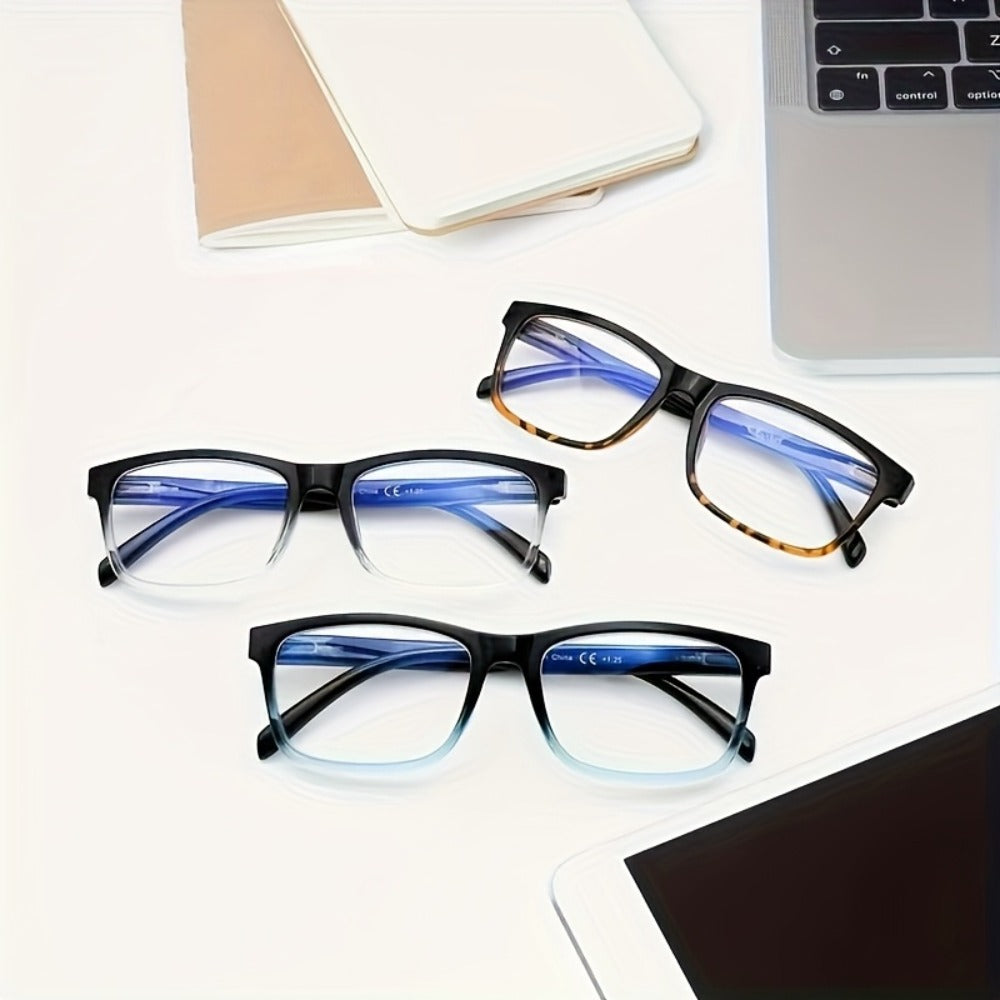 Blue Light Blocking Reading Glasses 12 Pack Bulk Set – Stylish Unisex Readers with Anti-Glare Lenses, Lightweight Frames, Multiple Magnification Strengths for Men and Women
