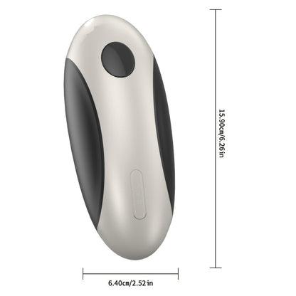 Electric Can Opener One-Touch Automatic – USB Rechargeable, Smooth Edge Safety, Auto Power-Off, Cordless for Kitchen, Camping & Seniors