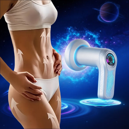 Body Sculpting Massager – Handheld Vibration Body Shaper with 5 Interchangeable Massage Heads | Portable Electric Body Contouring & Slimming Massager for Men & Women | Home Beauty Instrument