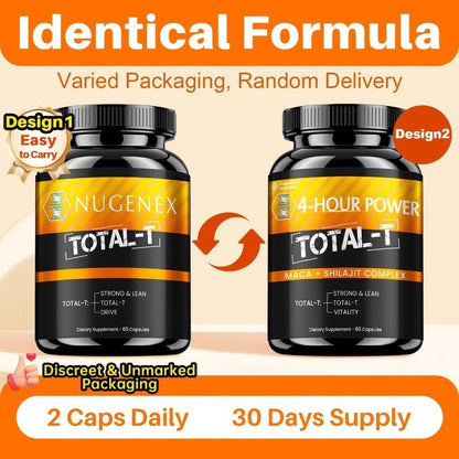 Men's Daily Fuel Supplement 2-Pack – Blue Strength 5-in-1 Formula with Maca, Ashwagandha, Tongkat Ali, Tribulus & Fenugreek | Male & Heart Health Support | 3rd Party Tested | 120 Capsules 60-Day Supply