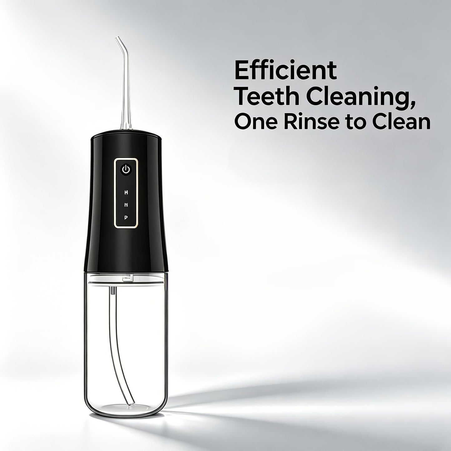 Water Flosser Portable Oral Irrigator – 360° Rotating Nozzle, 3 Pressure Modes, 4 Nozzle Tips, Rechargeable Cordless Teeth Cleaner for Travel & Daily Use