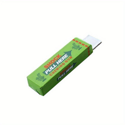 Shocking Gum Prank Toy 4 Pack – Realistic Vibrating Fake Chewing Gum Electric Shock Joke Candy, Funny Gag Gift for Kids Teens & Adults, Party Favor, April Fools Trick, Mixed Colors