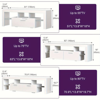 55-80 Inch TV Stand with Storage Drawers for Practical Everyday Home Use detail image - detail view 15
