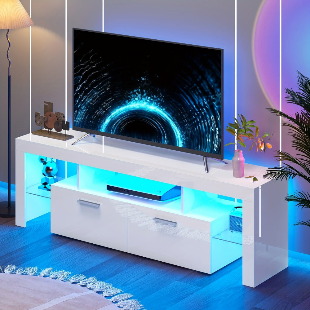 55-80 Inch TV Stand with Storage Drawers for Practical Everyday Home Use detail image
