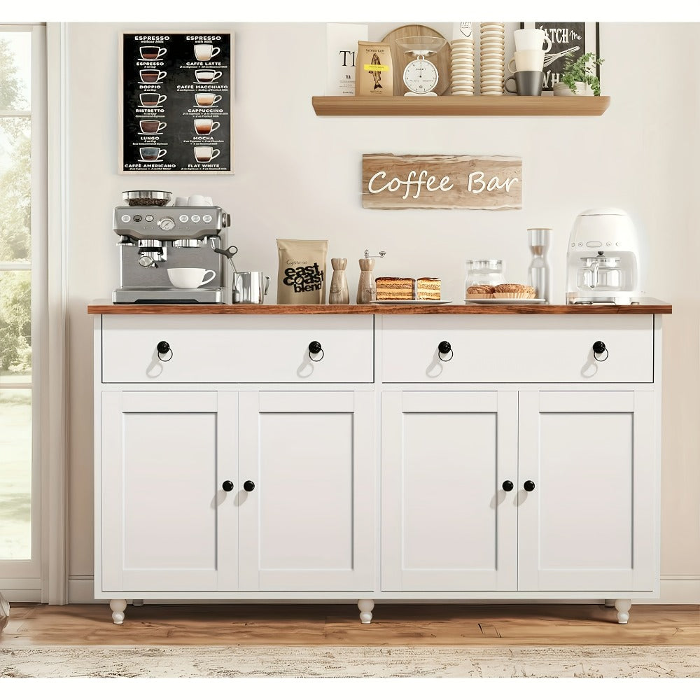 55-Inch Sideboard with Multiple Color Options for Practical Everyday Home Use in Kitchen detail image - detail view 10