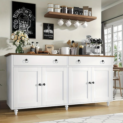 55-Inch Sideboard with Multiple Color Options for Practical Everyday Home Use in Kitchen detail image