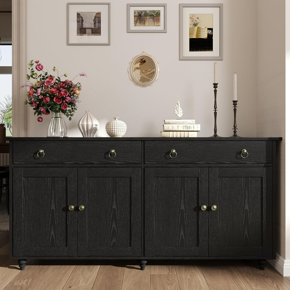 55-Inch Sideboard with Multiple Color Options for Practical Everyday Home Use in Kitchen detail image - detail view 5