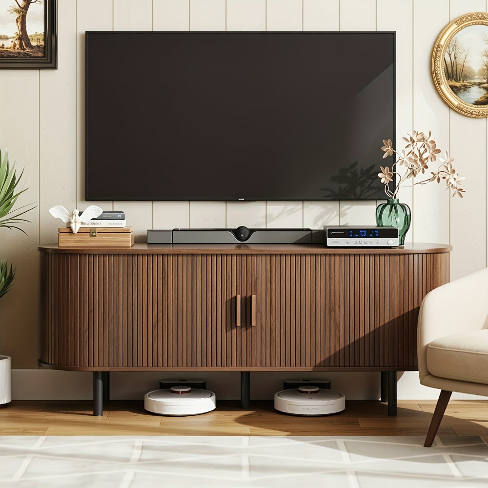 55-Inch TV Stand with Charging Station for Practical Everyday Home Use detail image - detail view 13