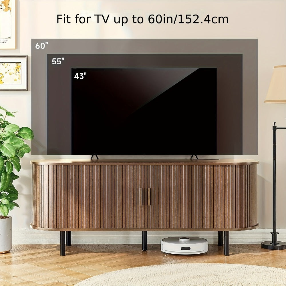 55-Inch TV Stand with Charging Station for Practical Everyday Home Use detail image - detail view 14