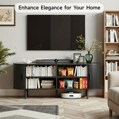 55-Inch TV Stand with Charging Station for Practical Everyday Home Use detail image - detail view 16