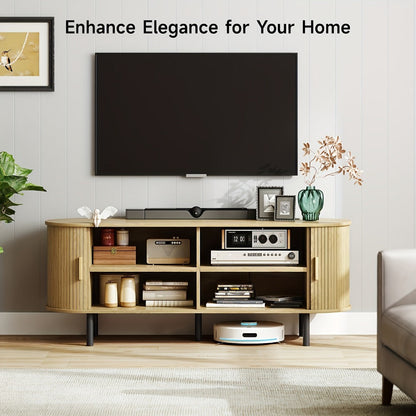 55-Inch TV Stand with Charging Station for Practical Everyday Home Use detail image - detail view 17