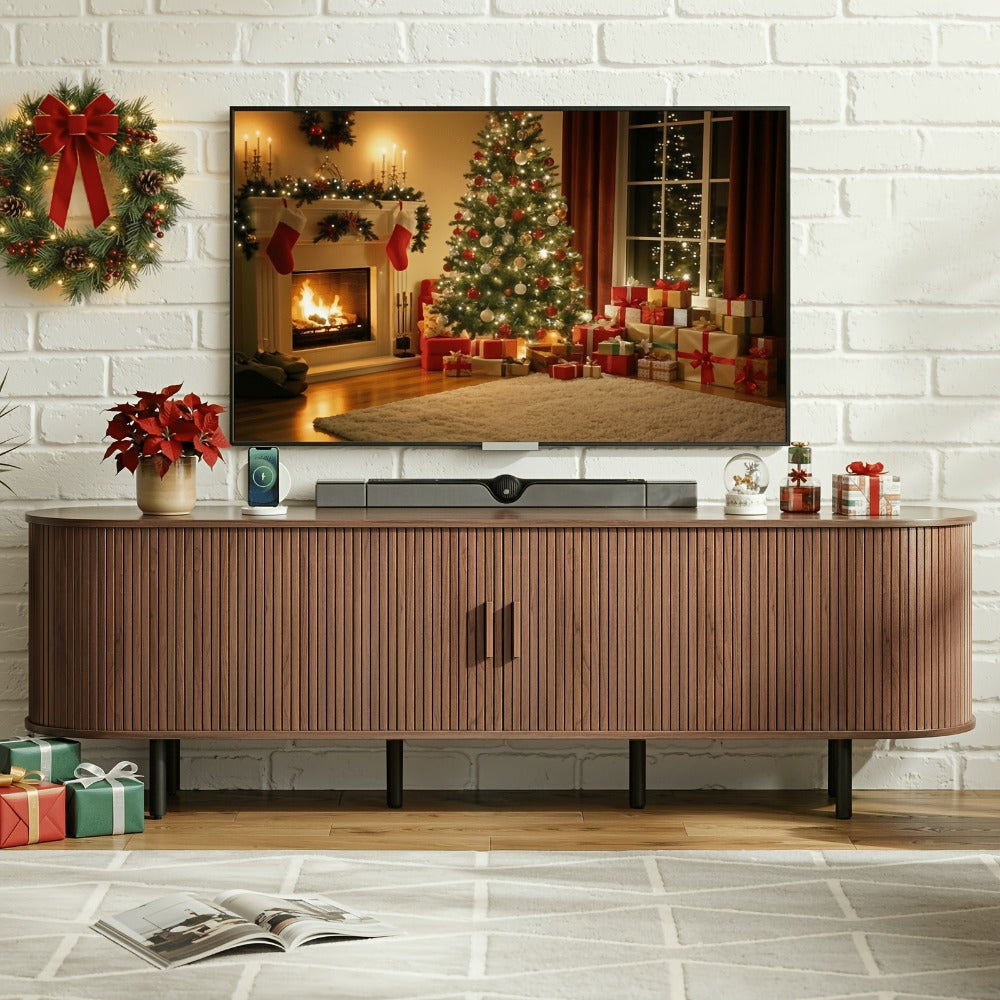 55-Inch TV Stand with Charging Station for Practical Everyday Home Use detail image - detail view 25