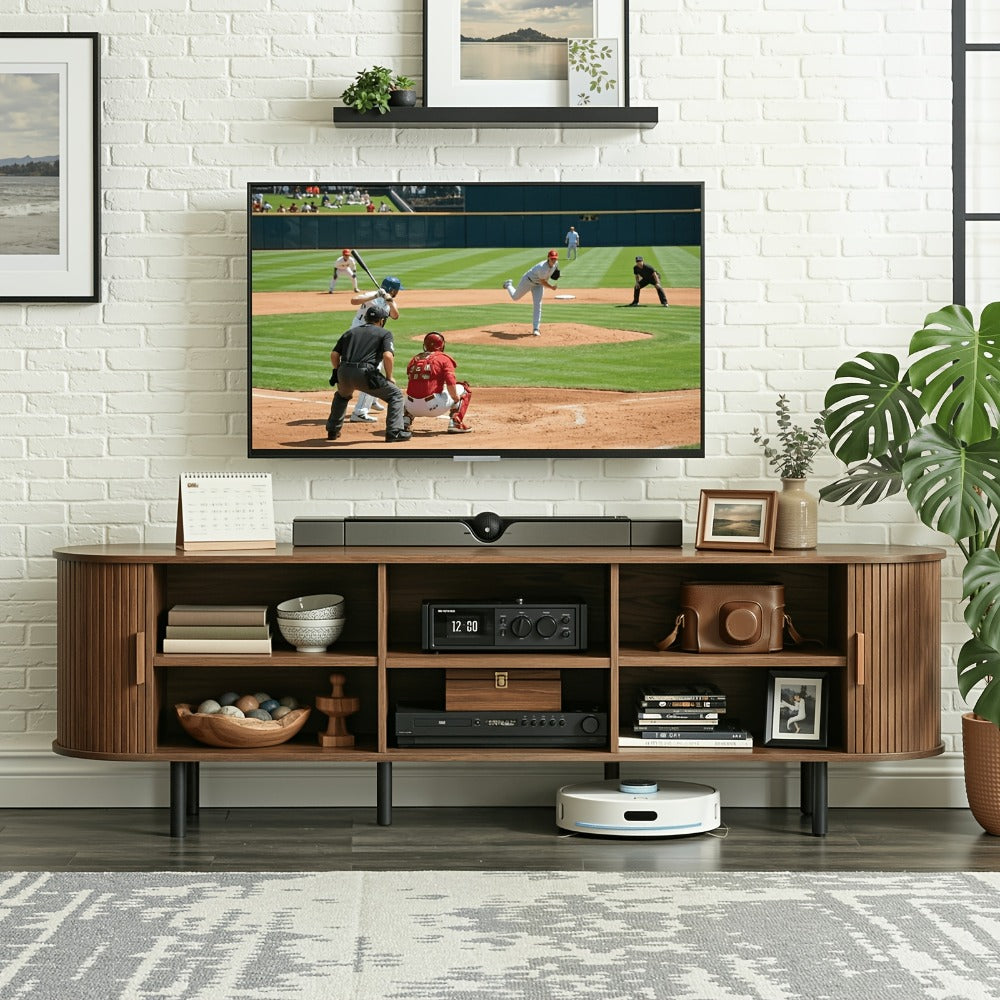 55-Inch TV Stand with Charging Station for Practical Everyday Home Use detail image - detail view 27